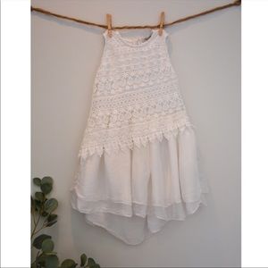 LUNA & LUNA Lace And Soft Cotton Girls Dress